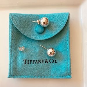 Tiffany - Sterling Silver Ball Stud Earrings